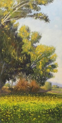 Tahir Bilal Ummi, 18 x 36 Inch, Oil on Canvas, Landscape Painting, AC-TBL-008